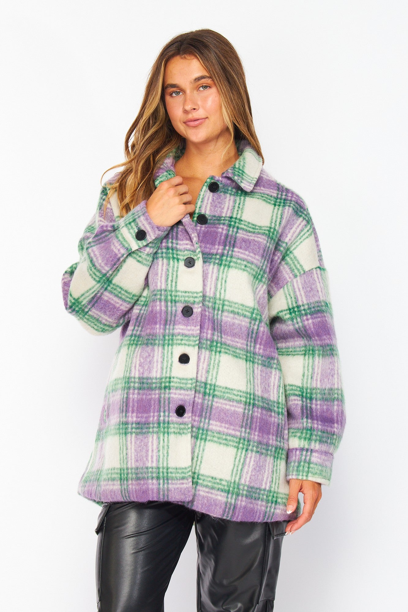 Love Poem - Autumn plaid coat