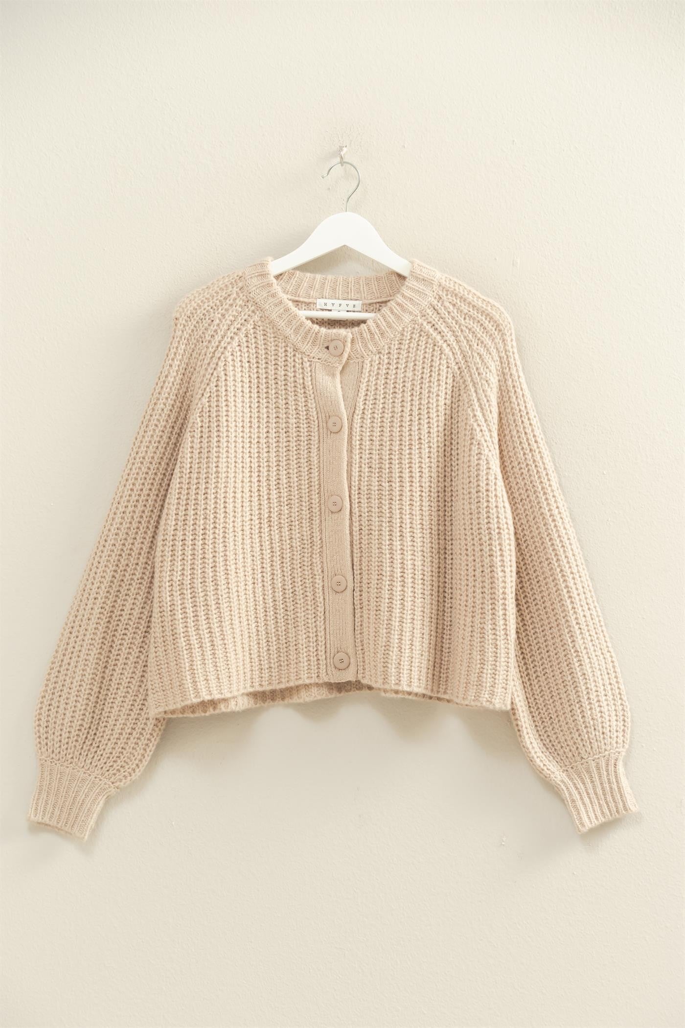HYFVE - mocha sweater cardigan