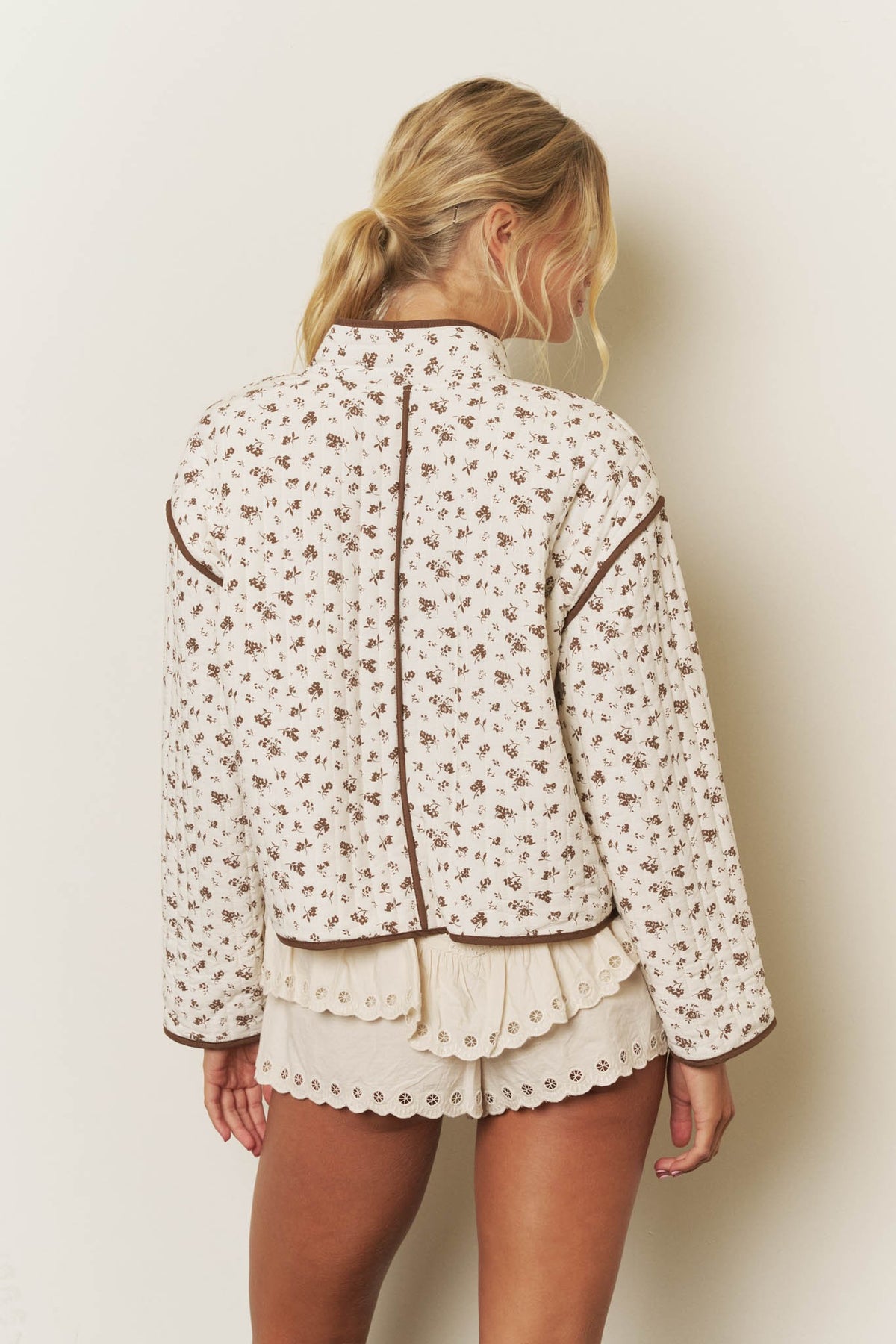 Blu pepper - floral print jacket