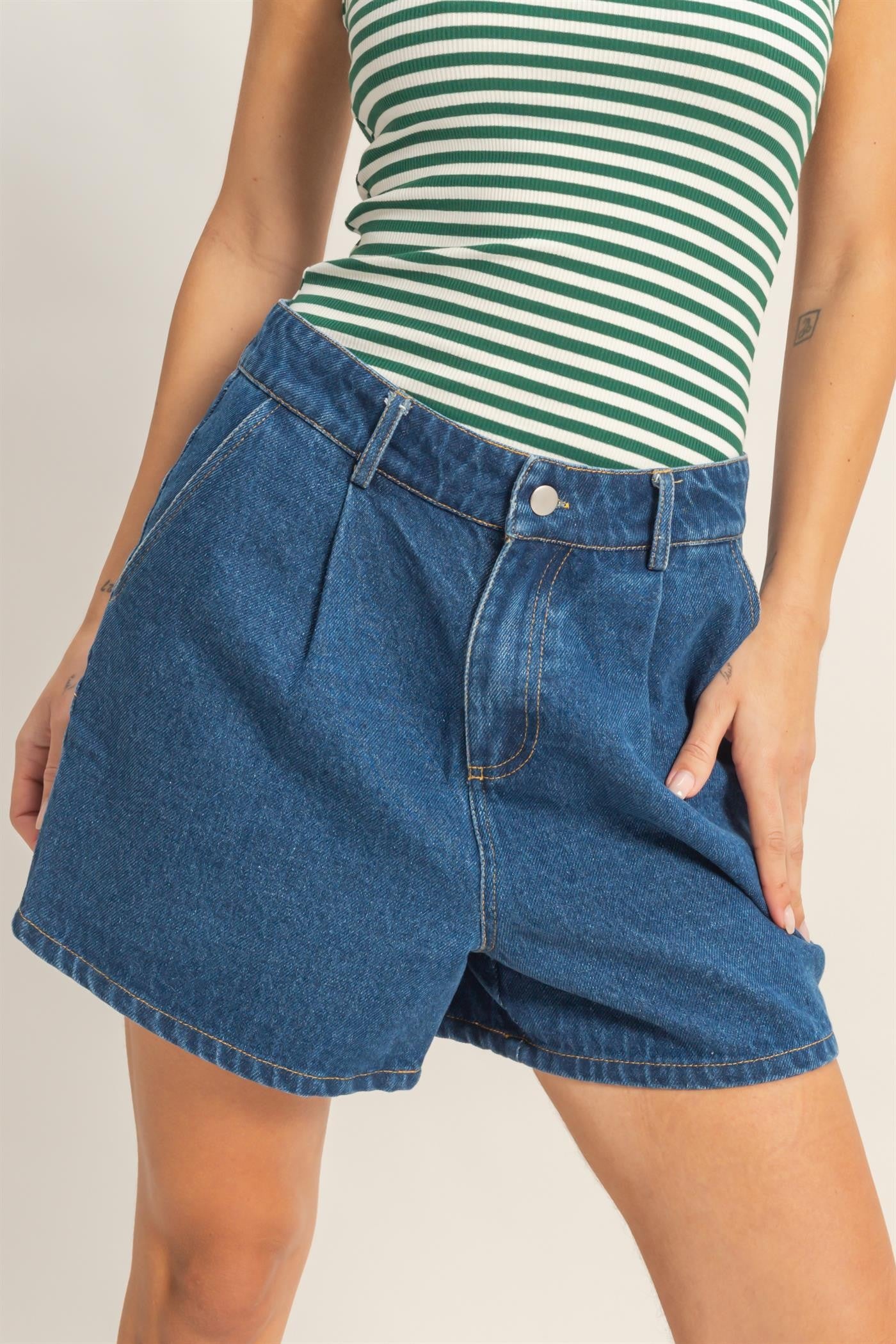 Hyfve - Enzyme denim short