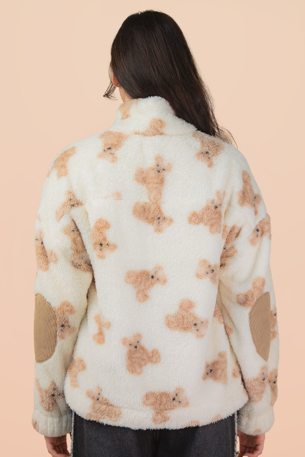 New in - teddy bear zip up fleece