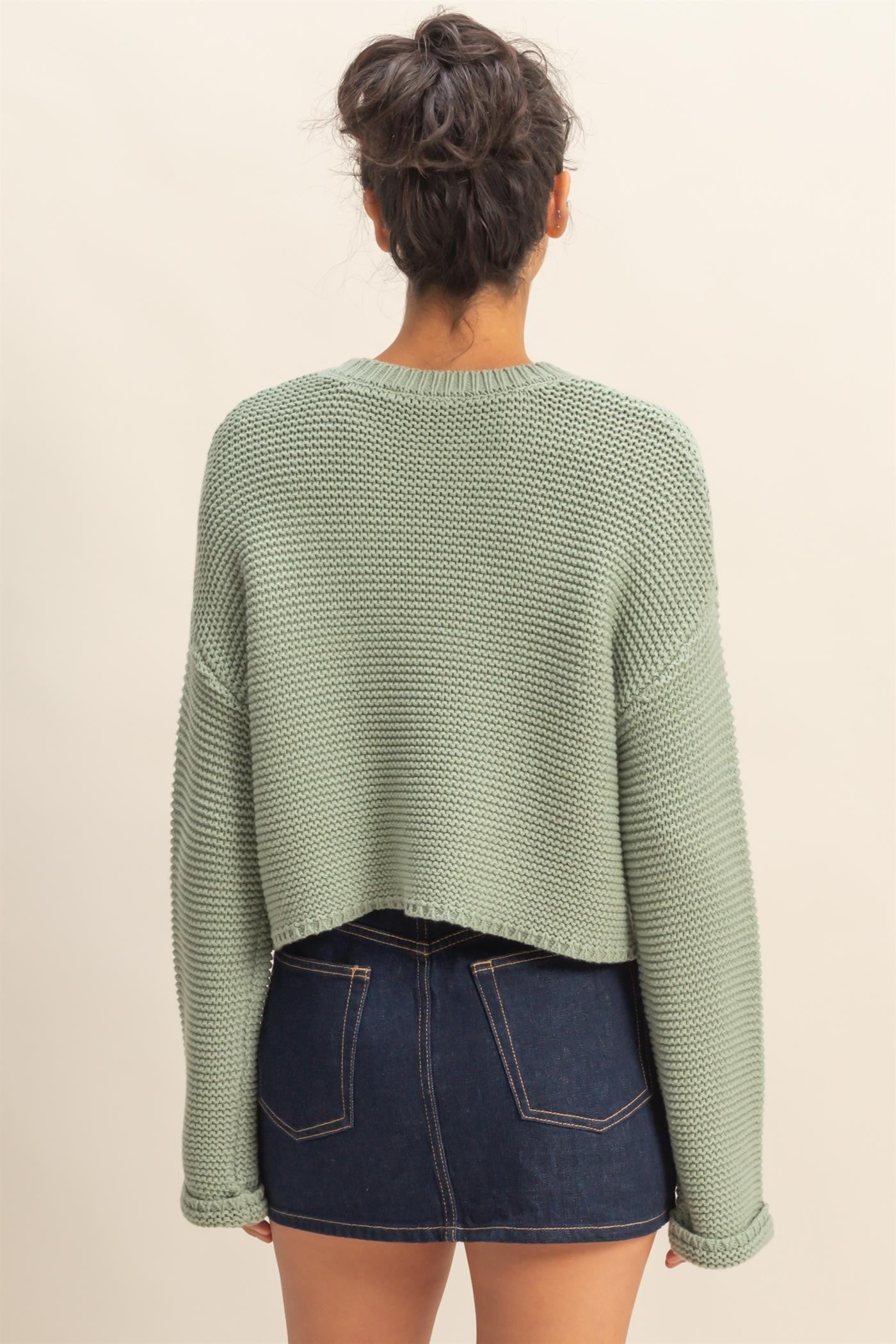 Double Zero - textured knit vert