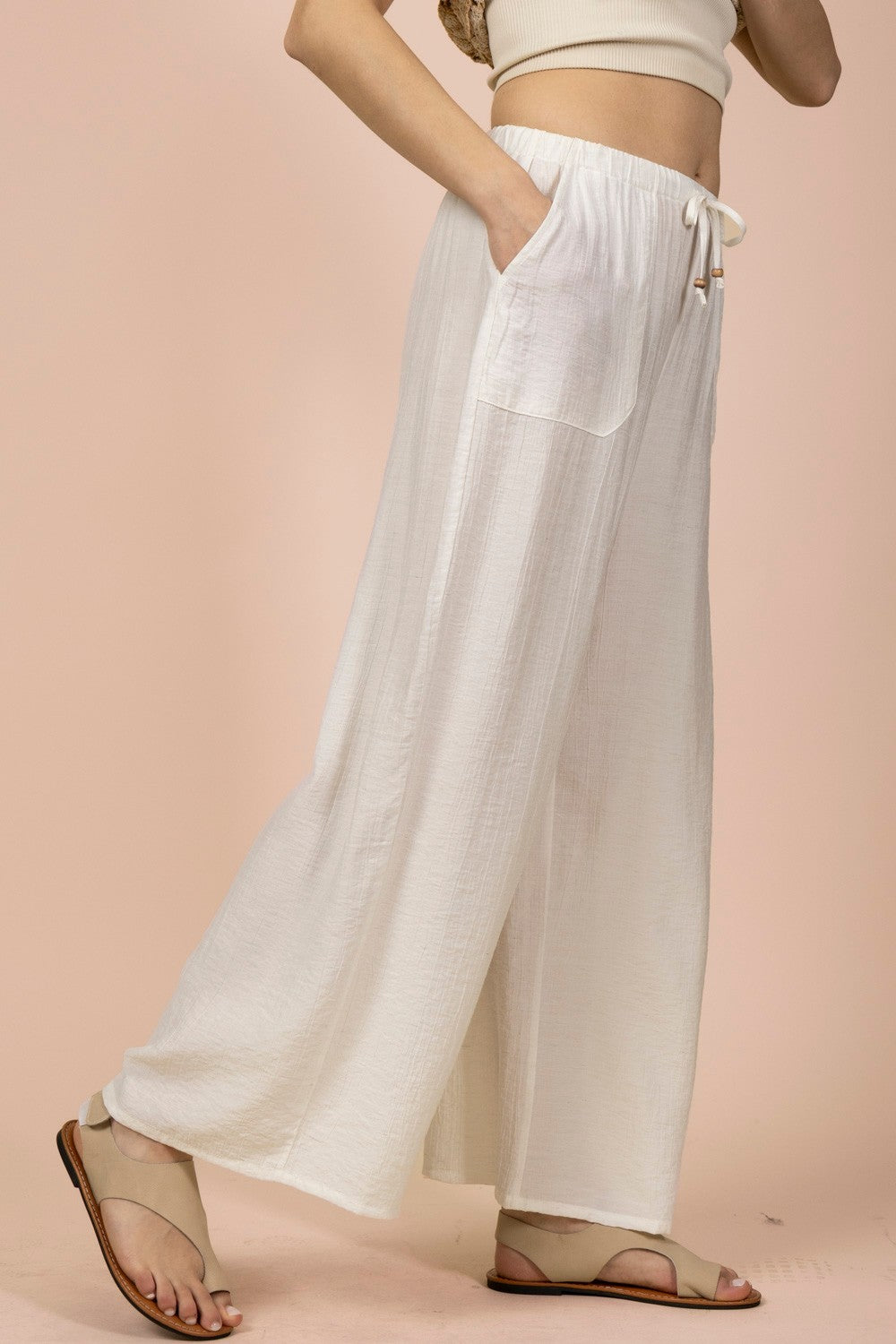 New In - Wide leg woven pants