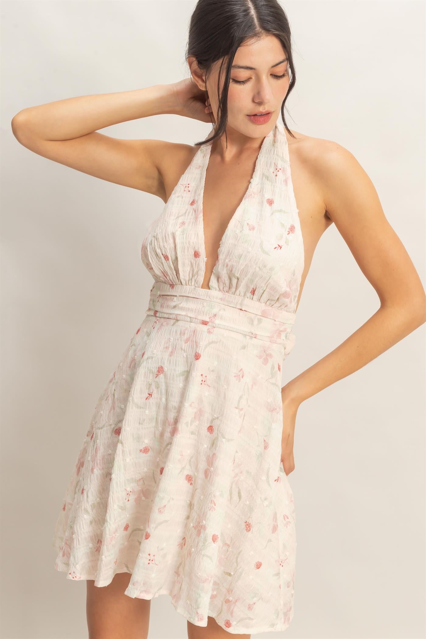Hyfve - Floral halter dress