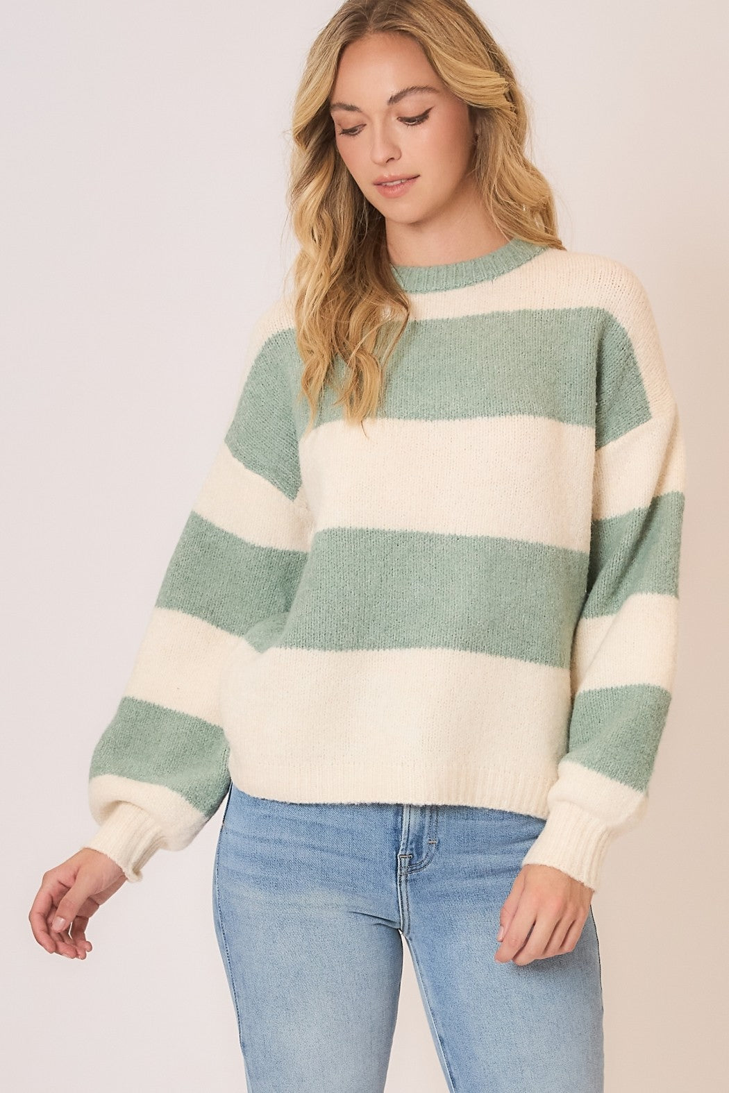Cozy Co - Soft sweater sage