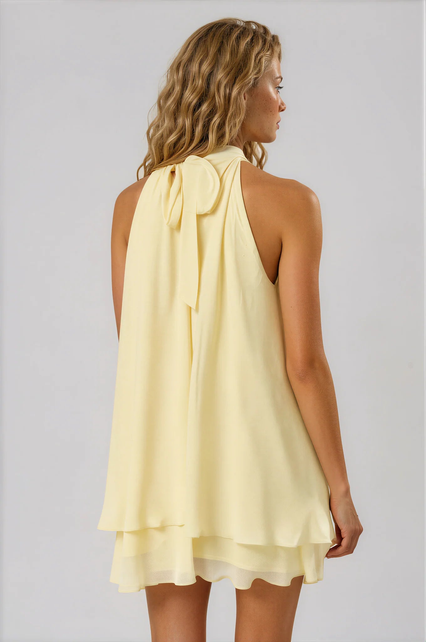 Lelis - Robe pale yellow