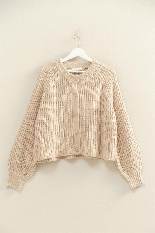 HYFVE - mocha sweater cardigan