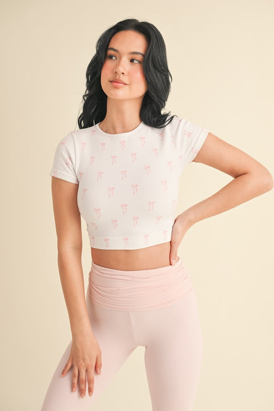 Kimberly - Bow baby-tee