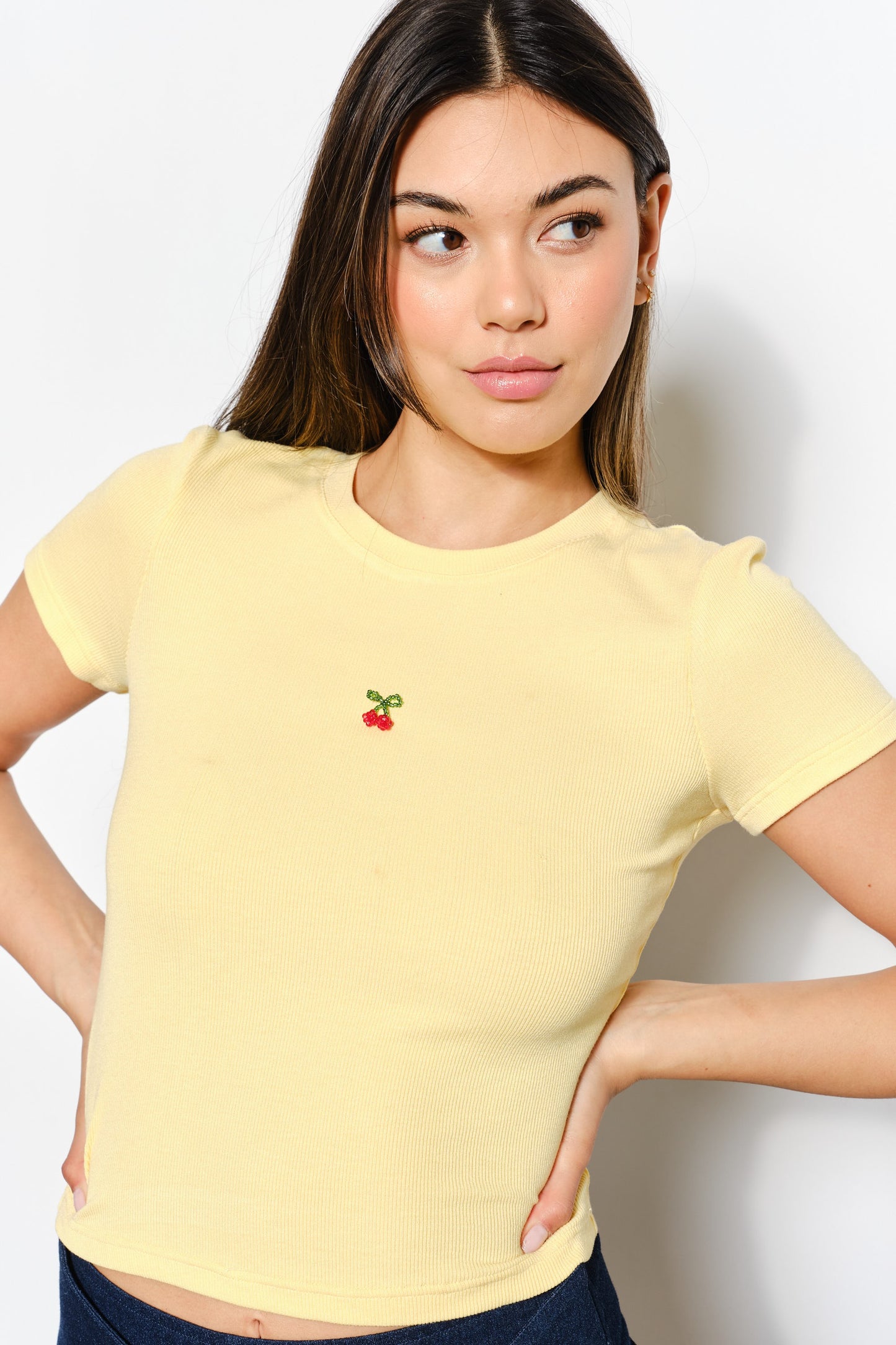 Pretty garbage - Cherry baby tee