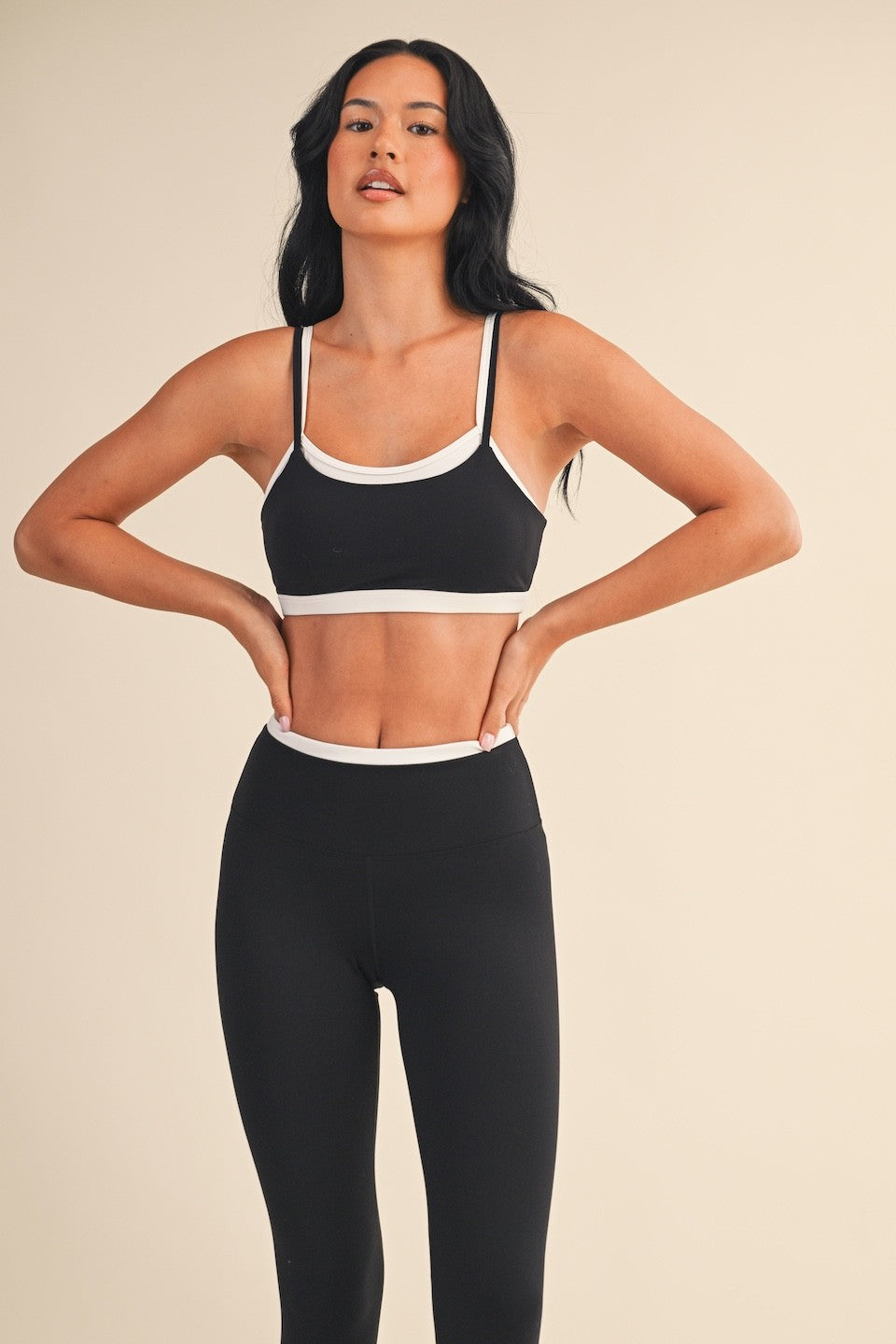 Kimberly - Contrast binding legging