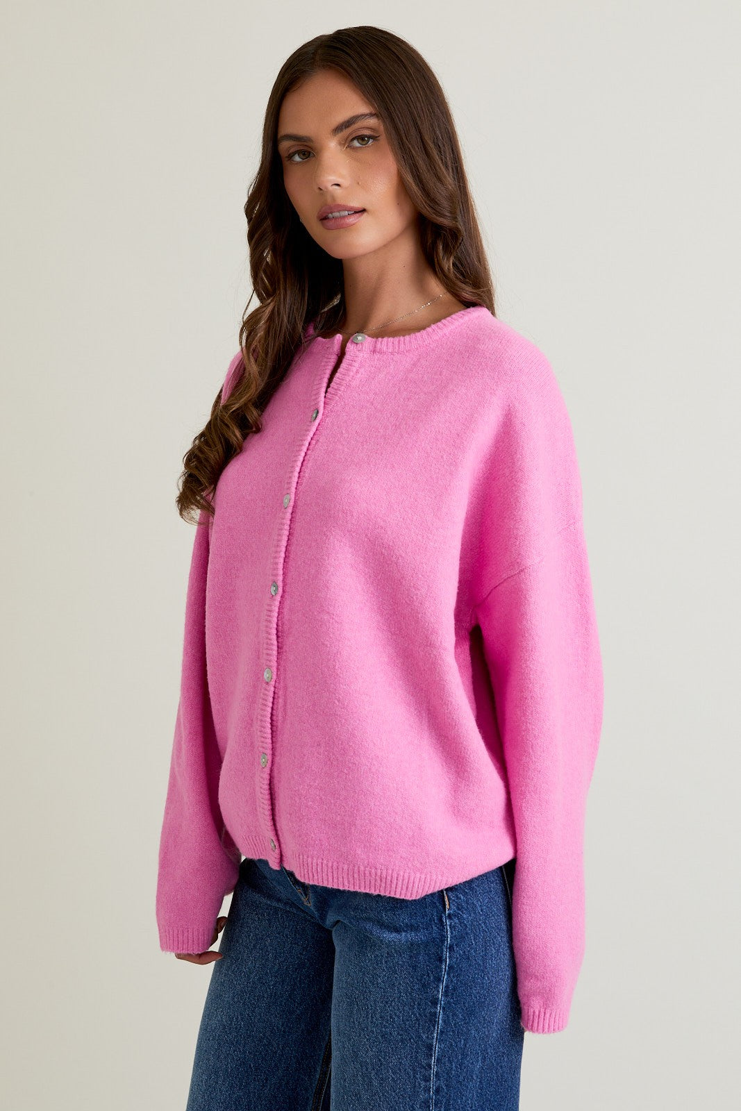 Lelis - Cardigan rose