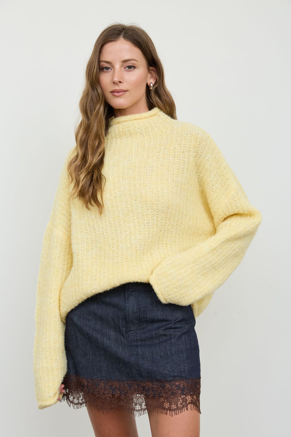 Blu pepper - butter yellow sweater