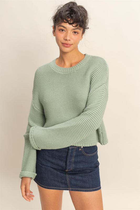 Double Zero - textured knit vert
