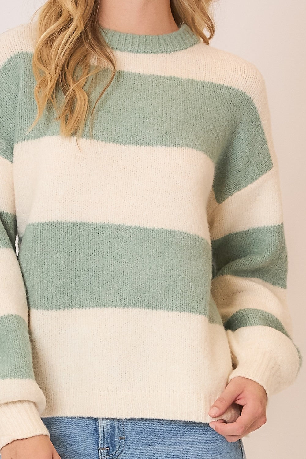 Cozy Co - Soft sweater sage