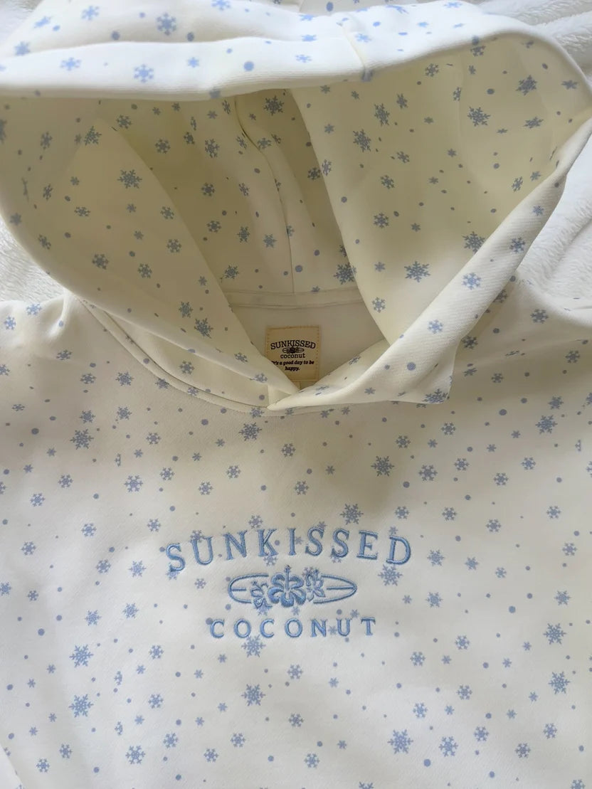 Sunkissed coconut - hoodie flocons