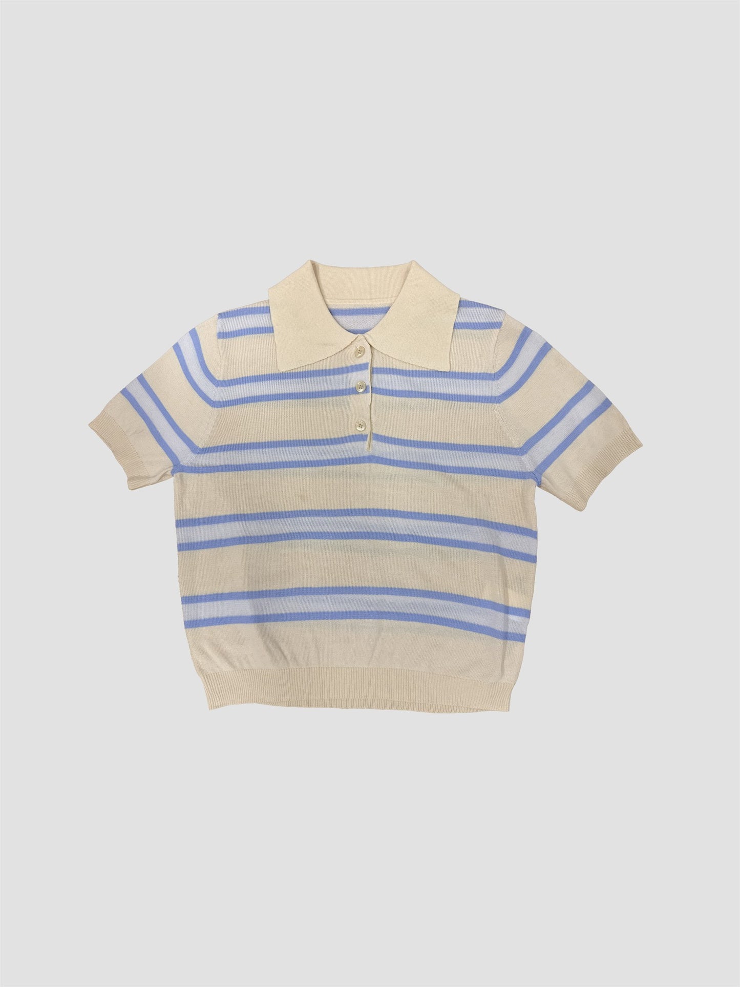 The blank lab - Polo bleu & jaune