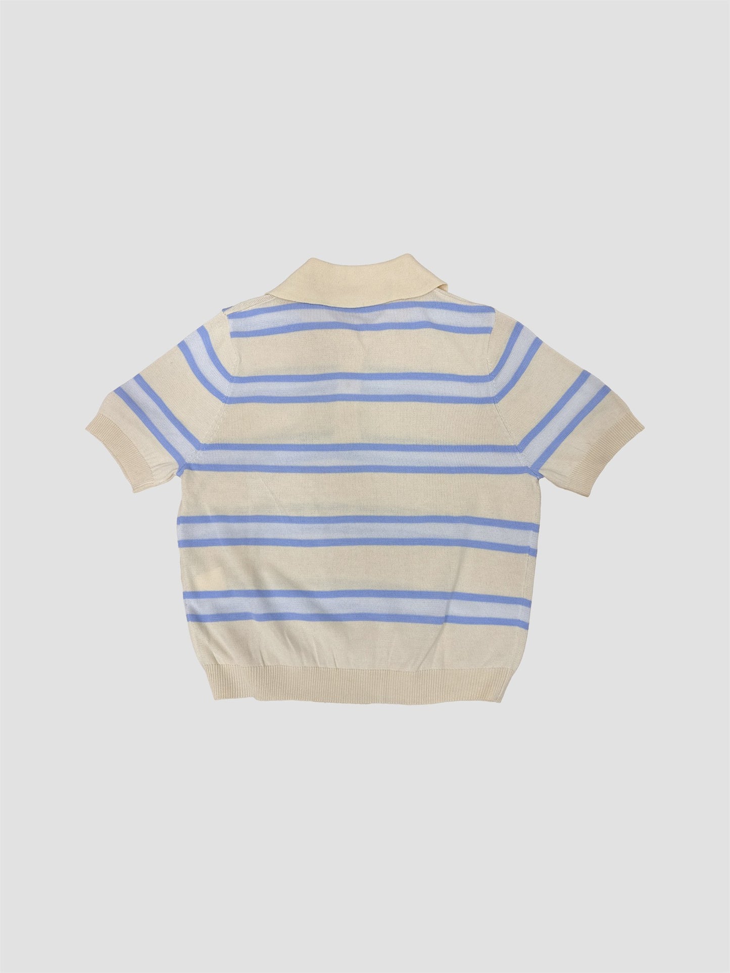 The blank lab - Polo bleu & jaune