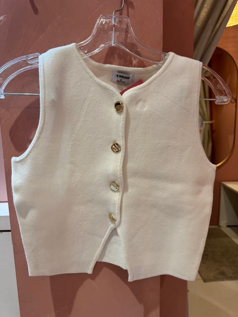 The Workshop - Sleeveless cardigan